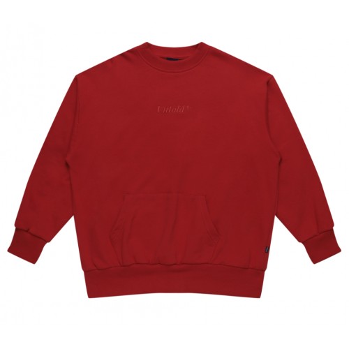 UNTOLD Sweatshirt Script Red